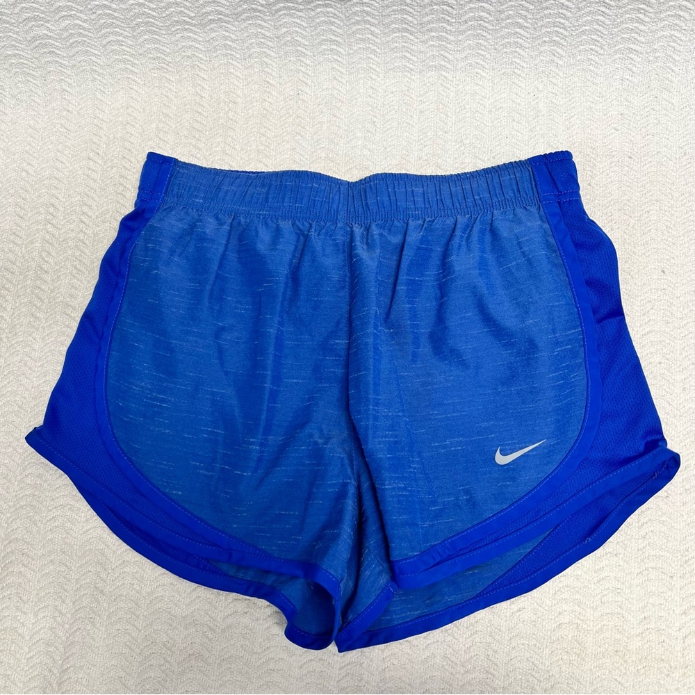 nike / blue tempo dri fit running shorts size small